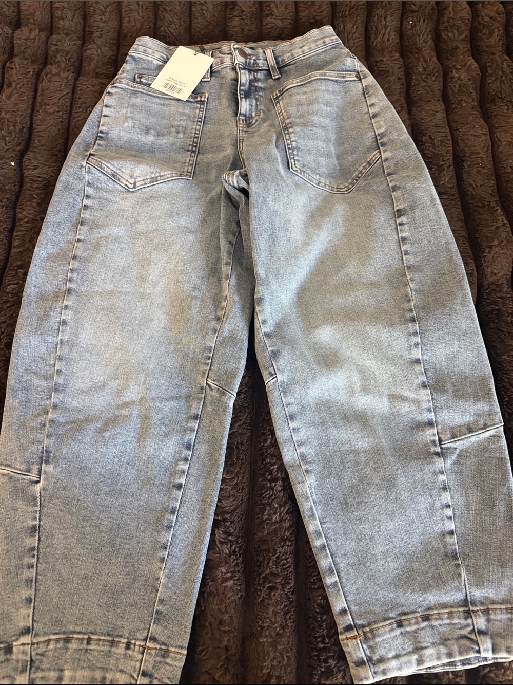 Light Blue Boyfriend Jeans - Relaxed Fit